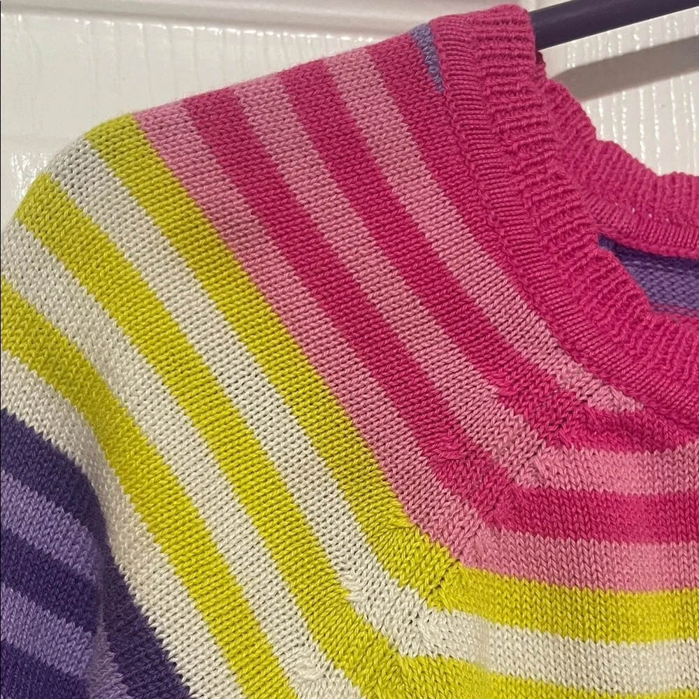 The Children’s Place Striped Mulit Color Dress Long Sleeve Size 3T